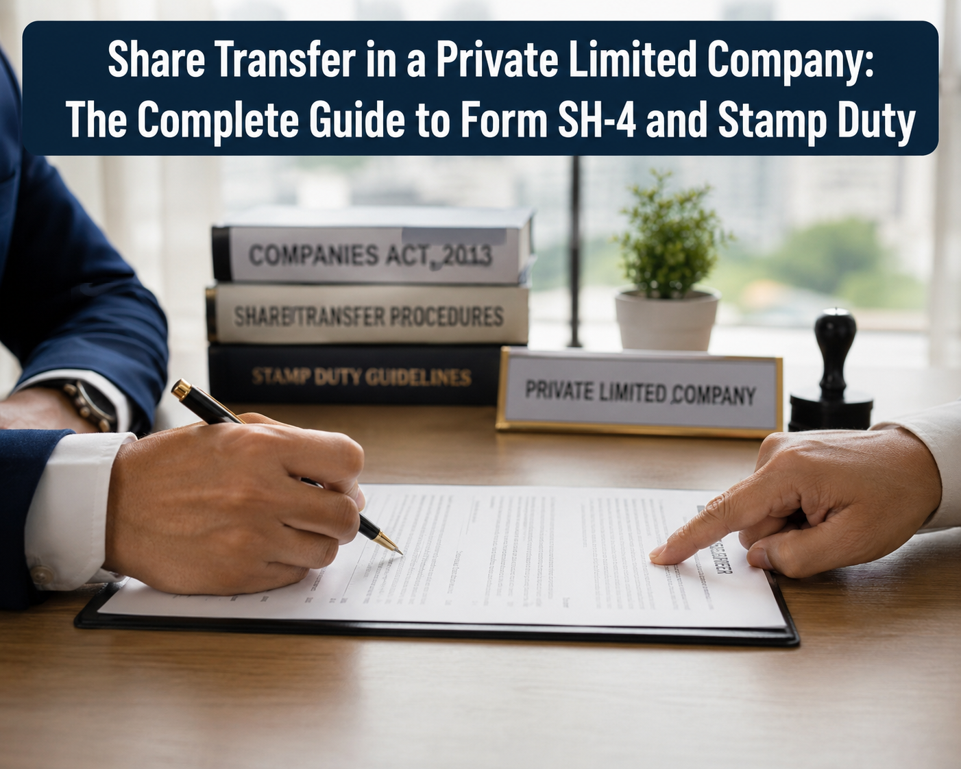 Share Transfer In A Private Limited Company: The Complete Guide To Form SH-4 And Stamp Duty